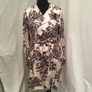 BCBG Max Azria Silk Trench Coat